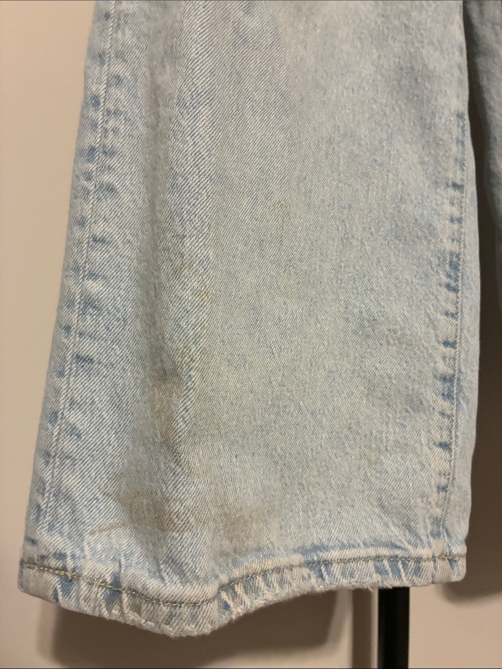 Urban Outfitters BDG High & Wide Light Wash Cotton Blue Jeans Size 27 - Picture 9 of 10